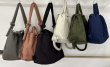 画像21: Canvas Fashionable Bucket Bag canvas tote shoulder bag  キャンバスフワモコトートショルダーバックパックバッグ (21)