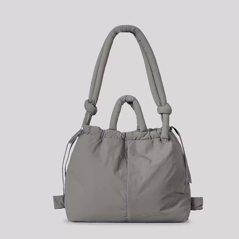 画像13: Canvas Fashionable Bucket Bag canvas tote shoulder bag  キャンバスフワモコトートショルダーバックパックバッグ (13)