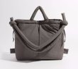 画像6: Canvas Fashionable Bucket Bag canvas tote shoulder bag  キャンバスフワモコトートショルダーバックパックバッグ (6)