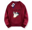 画像6:  Unisex puppy print printed long sleeve sweatshirts  男女兼用  ユニセックスパピー子犬プリント長袖スウェット  トレーナー (6)