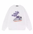 画像3:  Unisex The Simpsons x sneakers printed long sleeve sweatshirts  男女兼用  ユニセックス シンプソンズ×スニーカープリント長袖スウェット  トレーナー (3)