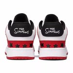 画像10: Unisex simpson bart simpson leather lace up  leather sneakers shoes  ユニセックス男女兼用バートシンプソンプリントレザーレースアップ  スニーカー  (10)