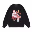 画像6:  Unisex The Simpsons Bart Simpson Skateboard ×Sneaker print long sleeve sweatshirts  男女兼用  ユニセックス シンプソンズスケートボードバートシンプソン×スニーカープリント長袖スウェット  トレーナー (6)