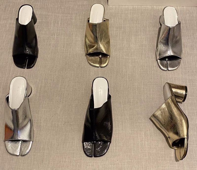 画像4: Tabi leather mule sandals　たび足袋ヒールレザーミュールサンダルスリッパ (4)