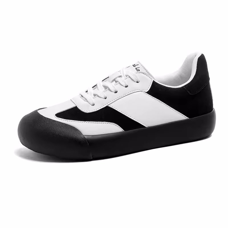 画像3: Unisex thick-soled big-head ugly breadboard shoes Sneaker ユニセックスブレッドボードレースアップ  厚底バイカラースニーカー  (3)