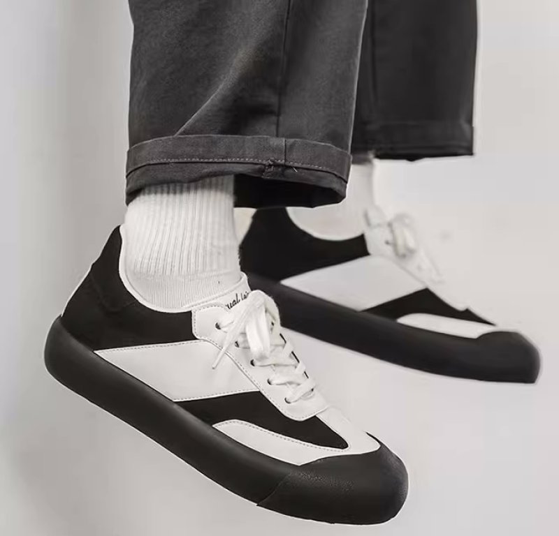 画像7: Unisex thick-soled big-head ugly breadboard shoes Sneaker ユニセックスブレッドボードレースアップ  厚底バイカラースニーカー  (7)