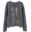 画像3: Mickey Mouse Mickey & Donald Luck Embroidery round neck cardigan   Sweater　ミッキーマウス＆ドナルドダック刺繍カーディガンロングスリーブニットセーター (3)