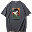 画像4: van gogh parody van dog print short sleeve T-shirt　ユニセックス男女兼用ヴァンドッグプリントプリント  半袖 Tシャツ (4)