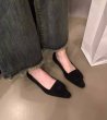 画像15: Women’s French style pointed toe low-heeled pump shoes　ポインテッドトゥローヒールパンプスシューズ (15)
