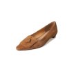画像13: Women’s French style pointed toe low-heeled pump shoes　ポインテッドトゥローヒールパンプスシューズ (13)