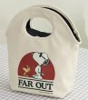 画像6: Snoopy print canvas tote bag スヌーピープリント キャンバストートバッグ (6)