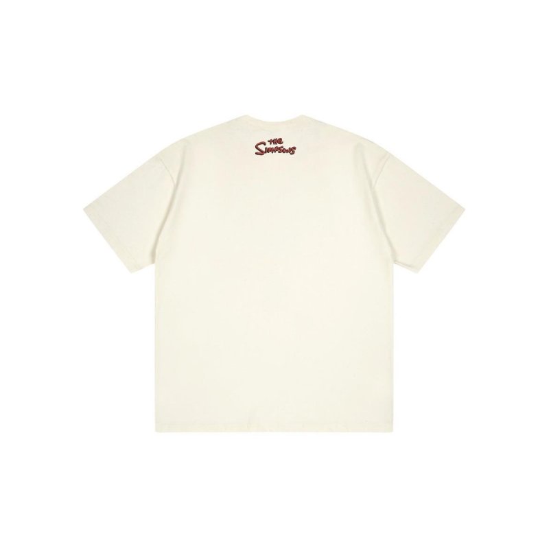 画像9: Bart Simpson Round Neck Short Sleeve T-Shirt　ユニセックス男女兼用バートーシンプソンプリント  ラウンドネック半袖 Tシャツ (9)