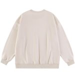 画像5: The Simpsons nine-square grid cartoon print dropped shoulder sleeves crew neck sweatshirtPrint Sweat　ユニセックス男女兼用シンプソン9 マスグリッドプリント  スウェットトレーナー (5)