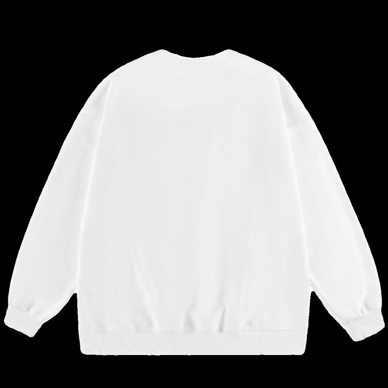 画像4: The Simpsons nine-square grid cartoon print dropped shoulder sleeves crew neck sweatshirtPrint Sweat ユニセックス男女兼用シンプソン9 マスグリッドプリント  スウェットトレーナー (4)