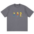画像1: Bart Simpson Round Neck Short Sleeve T-Shirt　ユニセックス男女兼用バートーシンプソンプリント  ラウンドネック半袖 Tシャツ (1)