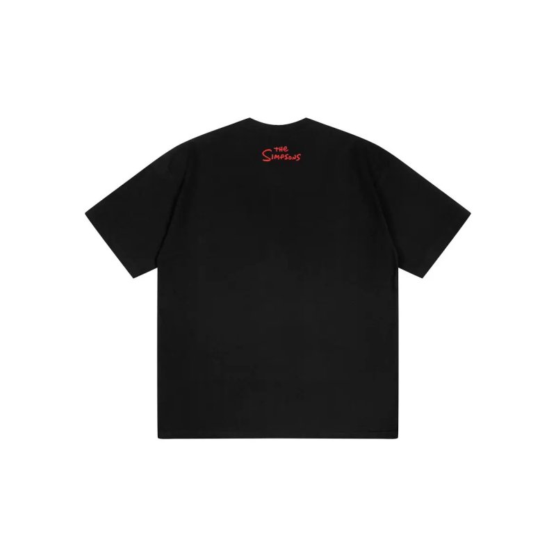 画像7: Bart Simpson Round Neck Short Sleeve T-Shirt　ユニセックス男女兼用バートーシンプソンプリント  ラウンドネック半袖 Tシャツ (7)