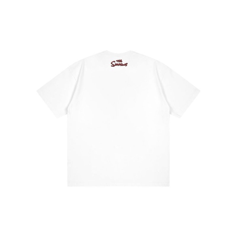 画像8: Bart Simpson Round Neck Short Sleeve T-Shirt　ユニセックス男女兼用バートーシンプソンプリント  ラウンドネック半袖 Tシャツ (8)