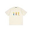 画像4: Bart Simpson Round Neck Short Sleeve T-Shirt　ユニセックス男女兼用バートーシンプソンプリント  ラウンドネック半袖 Tシャツ (4)