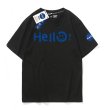 画像3: NASA×HELL short sleeve Round Neck Short Sleeve T-Shirt　ユニセックス男女兼用ナサNASA×HELLロゴプリント  ラウンドネック半袖 Tシャツ (3)