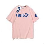 画像4: NASA×HELL short sleeve Round Neck Short Sleeve T-Shirt　ユニセックス男女兼用ナサNASA×HELLロゴプリント  ラウンドネック半袖 Tシャツ (4)