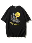 画像3: Rick and Morty slide Round Neck Short Sleeve T-Shirt　ユニセックス男女兼用プリント  リック&モーティー ラウンドネック半袖 Tシャツ (3)