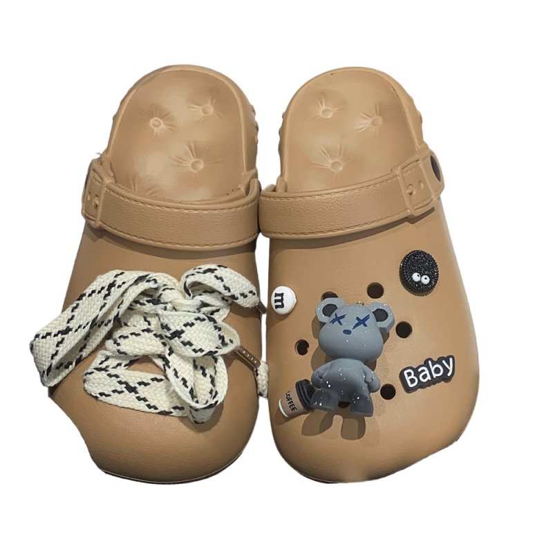 画像4: Unisex Kaws Bear Charms Slide Sandal  ユニセックス 男女兼用 カウズ ベア チャーム付き スライド サンダル シャワー (4)
