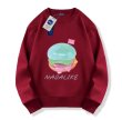 画像6: NASA x colorful hamburger crew neck Print sweatshirt Sweat　ユニセックス男女兼用ナサNASA×カラフルハンバーガープリント  スウェットトレーナー (6)