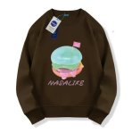 画像7: NASA x colorful hamburger crew neck Print sweatshirt Sweat　ユニセックス男女兼用ナサNASA×カラフルハンバーガープリント  スウェットトレーナー (7)