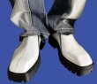画像2: personalized diagonal zipper  thick-soled  shoes leather shoes  SLIP-ONS loafers   男女兼用レザー厚底ブリティッシュプラットフォームジップアップ ローファースリッポン シューズ (2)