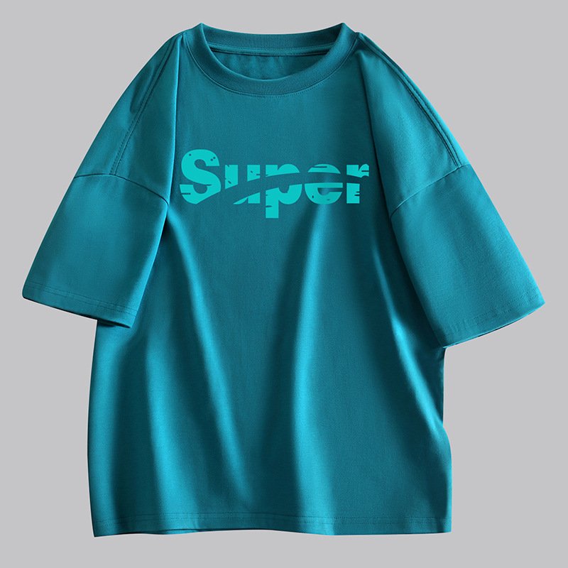 画像8: Super logo print Print oversizeT shirt　 ユニセックス男女兼用SUPERスーパーロゴプリント半袖 Tシャツ (8)