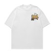 画像2: good vibes rose one point T shirt　 ユニセックス男女兼用good vibesローズバラ ワンポイントプリント半袖 Tシャツ (2)