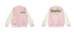 画像7: flower embroidery baseball uniform jacket blouson iconslab embroidery Stadium jumper ユニセックス 男女兼用 フラワー刺繍 スタジアムジャンパー スタジャン MA-1 ボンバー ジャケット ブルゾン (7)