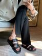 画像3: Real Leather thick bottom Velcro sandals and slippers  shoes   Hマーク 本革レザー ベルクロサンダル スリッパ サンダル  シューズ　 (3)