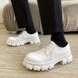 画像3: Unisex Men's Chunky platform sole loafers  男女兼用 レザー プラットフォーム チャンキーソール ローファー メンズシューズ (3)