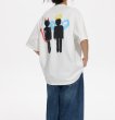 画像8: Peace graphic print short sleeve T-shirt ユニセックス男女兼用ピースグラフィック半袖プリント Tシャツ (8)