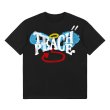 画像2: Peace graphic print short sleeve T-shirt ユニセックス男女兼用ピースグラフィック半袖プリント Tシャツ (2)
