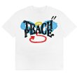 画像1: Peace graphic print short sleeve T-shirt ユニセックス男女兼用ピースグラフィック半袖プリント Tシャツ (1)