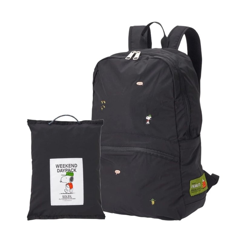 画像3: Snoopy & Family Embroidery Backpack rucksack 男女兼用 スヌーピー&ファミリー刺繍バックパック リュックサック 通学 通勤 (3)