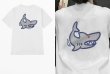 画像5: jaws print T shirt　 ユニセックス男女兼用ジョーズプリント半袖 Tシャツ (5)