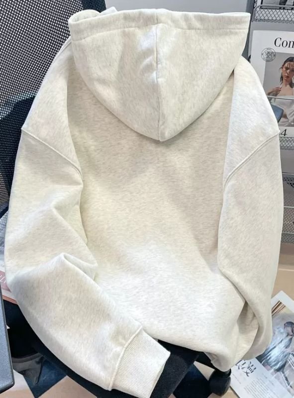 画像4: Unisex hand print hoodie long sleeve 男女兼用  ユニセックスハンド手プリント 長袖フーディ パーカースウェット (4)