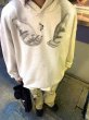 画像3: Unisex hand print hoodie long sleeve 男女兼用  ユニセックスハンド手プリント 長袖フーディ パーカースウェット (3)