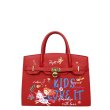 画像6: PU Leather KIDS LOVE IT Painted BK Bag with Shoulder Strap 6 colors　６色　PUレザー　ペイントデザイン　ハンドバッグ　ショルダーバッグ　通学　通勤 (6)