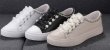 画像10:  With pearl x crystal chain leather lace up sneakers　パール×クリスタルチェーン付き レザーレースアップスニーカー サイズ35-39 (10)