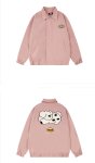 画像5: unisex handsome loose lapel baseball jacket baseball uniform  blouson Stadium jumper ユニセックス 男女兼用ドッグ犬プリントラペルジャケットスタジアムジャンパー スタジャン MA-1 ボンバー ジャケット ブルゾン (5)