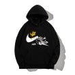 画像5: New Tom and Jerry Broken swoosh AIR Logo Hoodie Hoody sweater  ユニセックス 男女兼用 トムとジェリー トム＆ジェリー ブロークン スウォッシュ エアーロゴ プリント フーディ スウェット パーカー (5)