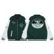 画像2: unisex REPRESENT embroidery baseball uniform jacket blouson Stadium jumper ユニセックス 男女兼用モーターカー刺繍 スタジアムジャンパー スタジャン MA-1 ボンバー ジャケット ブルゾン (2)