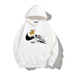 画像4: New Tom and Jerry Broken swoosh AIR Logo Hoodie Hoody sweater  ユニセックス 男女兼用 トムとジェリー トム＆ジェリー ブロークン スウォッシュ エアーロゴ プリント フーディ スウェット パーカー (4)