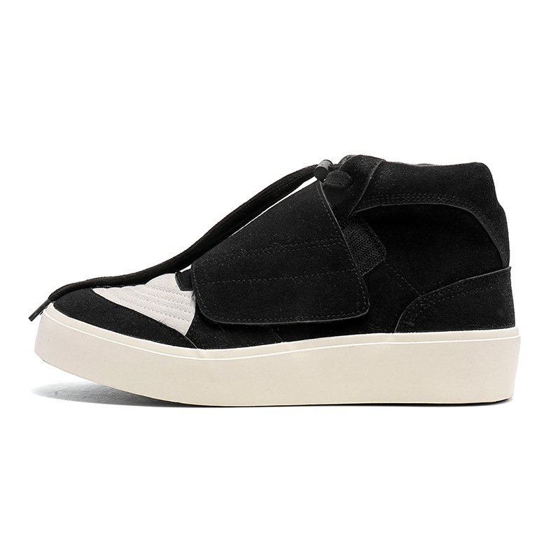 画像2: Unisex high cut leather sneakers shoes  ユニセックス男女兼用ハイカットレザースニーカー  (2)