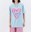 画像9: VUNC Lovely Heart printed T shirt　 ユニセックス男女兼用ラブリーハートプリント半袖 Tシャツ (9)