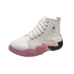 画像2: New 24SS 3 colors muffin daddy high cut lace-up sneakers　3色ユニセックス男女兼用厚底ハイカットマフィン厚底レースアップスニーカー (2)